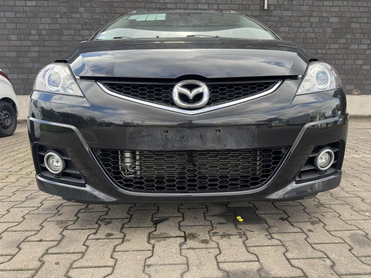 Mazda 5 CR original Sto&szlig;stange Stossf&auml;nger vorn Schwarz Facelift Bj.2010